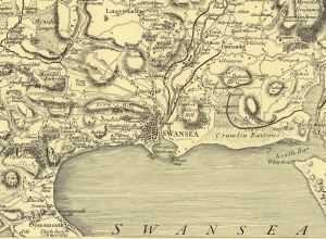 Map of Glamorgan (1799)