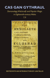 Cas Gan Gythraul: demonology, witchcraft and popular magic in eighteenth century wales. T.P.